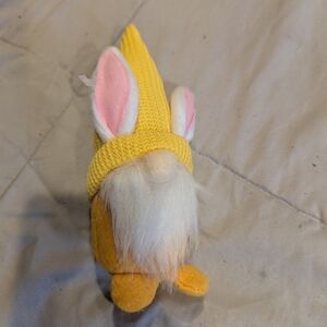 Yellow and White Holiday Gnome Decor